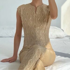 Vintage brocade jumpsuit